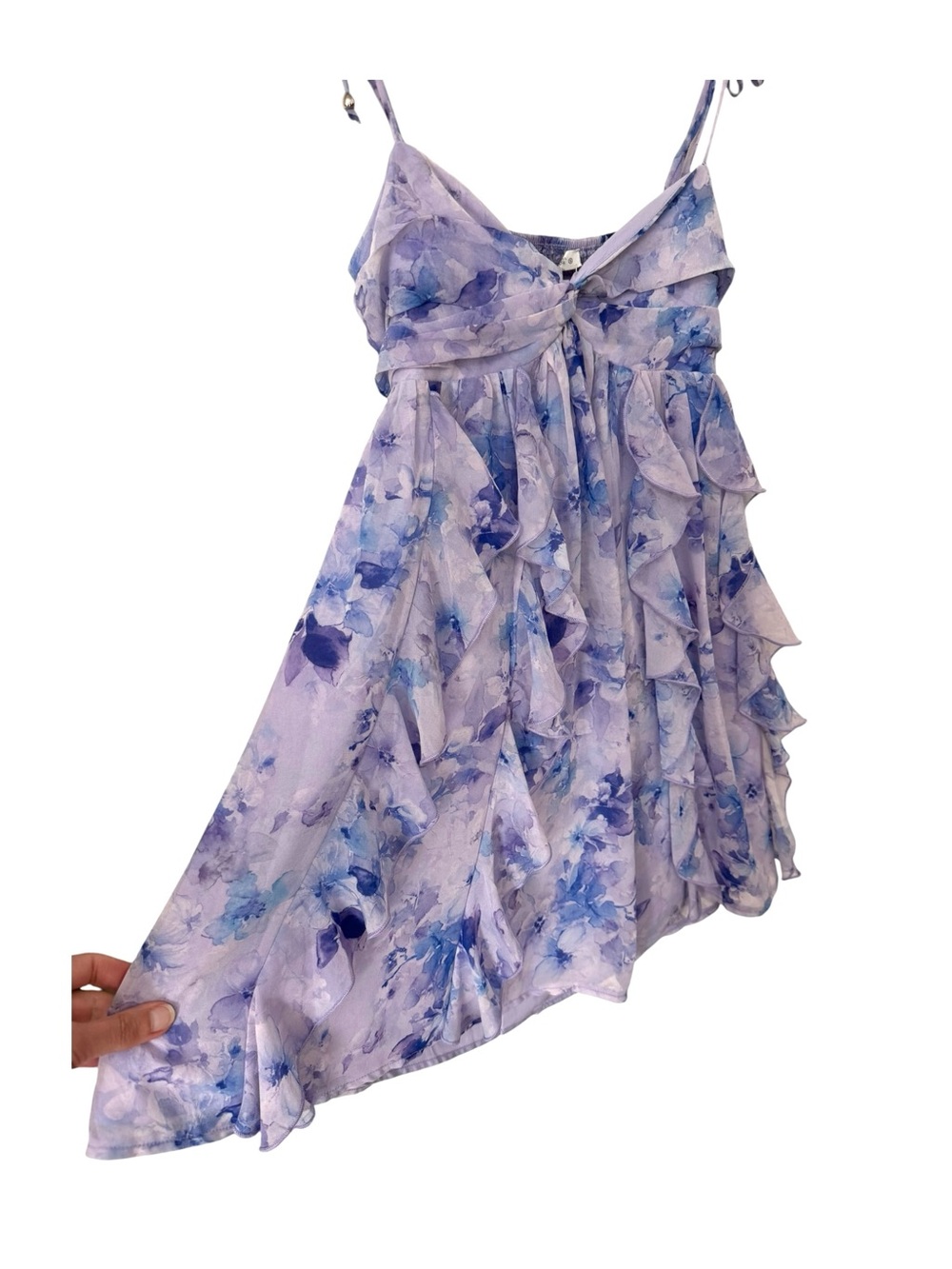 ALTAR'D STATE | NWT Whitley Watercolor Floral Mini Babydoll Dress, Size Small - Picture 8 of 14